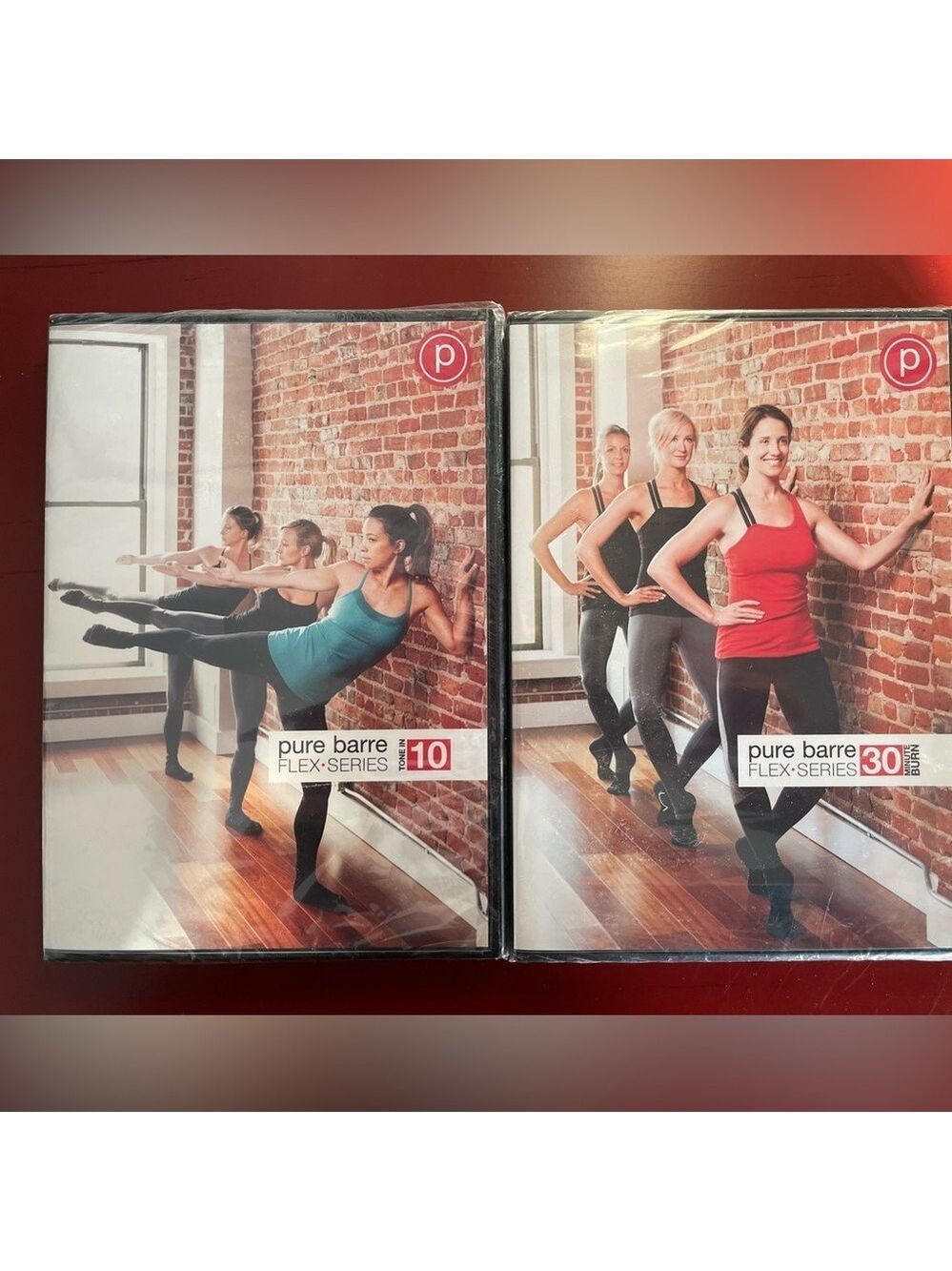 Pure Barre Flex Series Tone and Burn DVDs - Set of 2 -UNOPENED